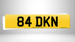 Registration 84 DKN